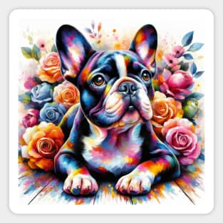 French Bulldog Painting Magnet